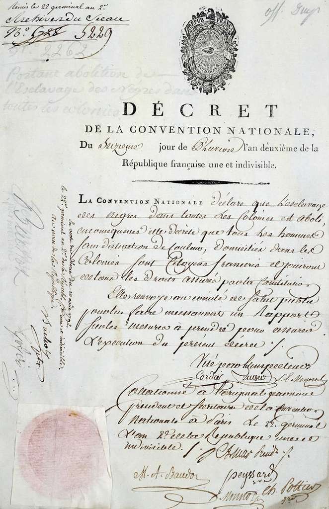 Histoire La Premi Re Abolition De L Esclavage En France