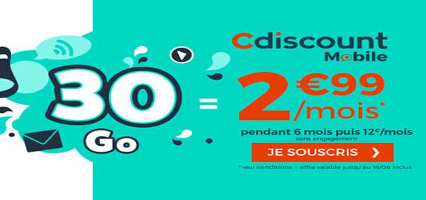 Bon Plan Cdiscount Mobile Des Forfaits Go Et Go Mois