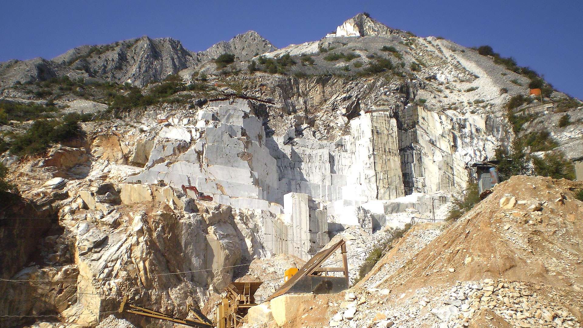 La Carri Re De Carrare Et Son Marbre Blanc En Italie Photos Futura