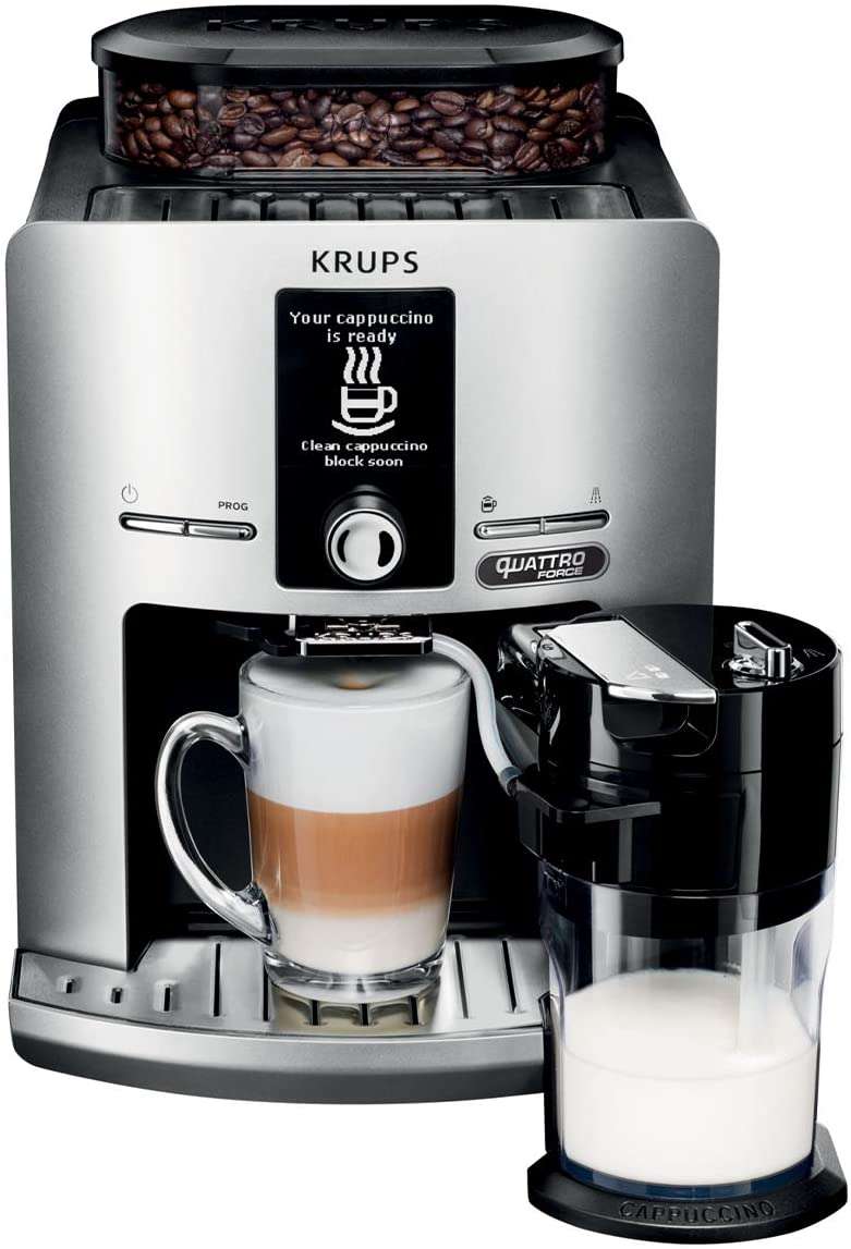 Soldes d'hiver : la machine à café Krups Espresseria Latt Espress Silver © Amazon