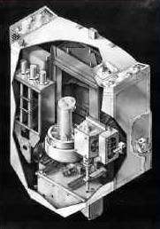 Au chevet du télescope spatial Hubble : un système de guidage redoutable Vue en coupe du système de guidage actuellement utilisé à bord du télescope spatial, également conçu par Goodrich Corporation. Crédit NASA.