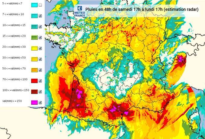 Écarts de température, précipitations record, vents violents : la météo perd le nord en France