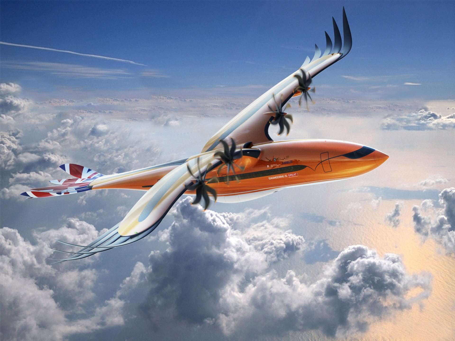 Breve Airbus Devoile Un Avion Inspire Des Rapaces