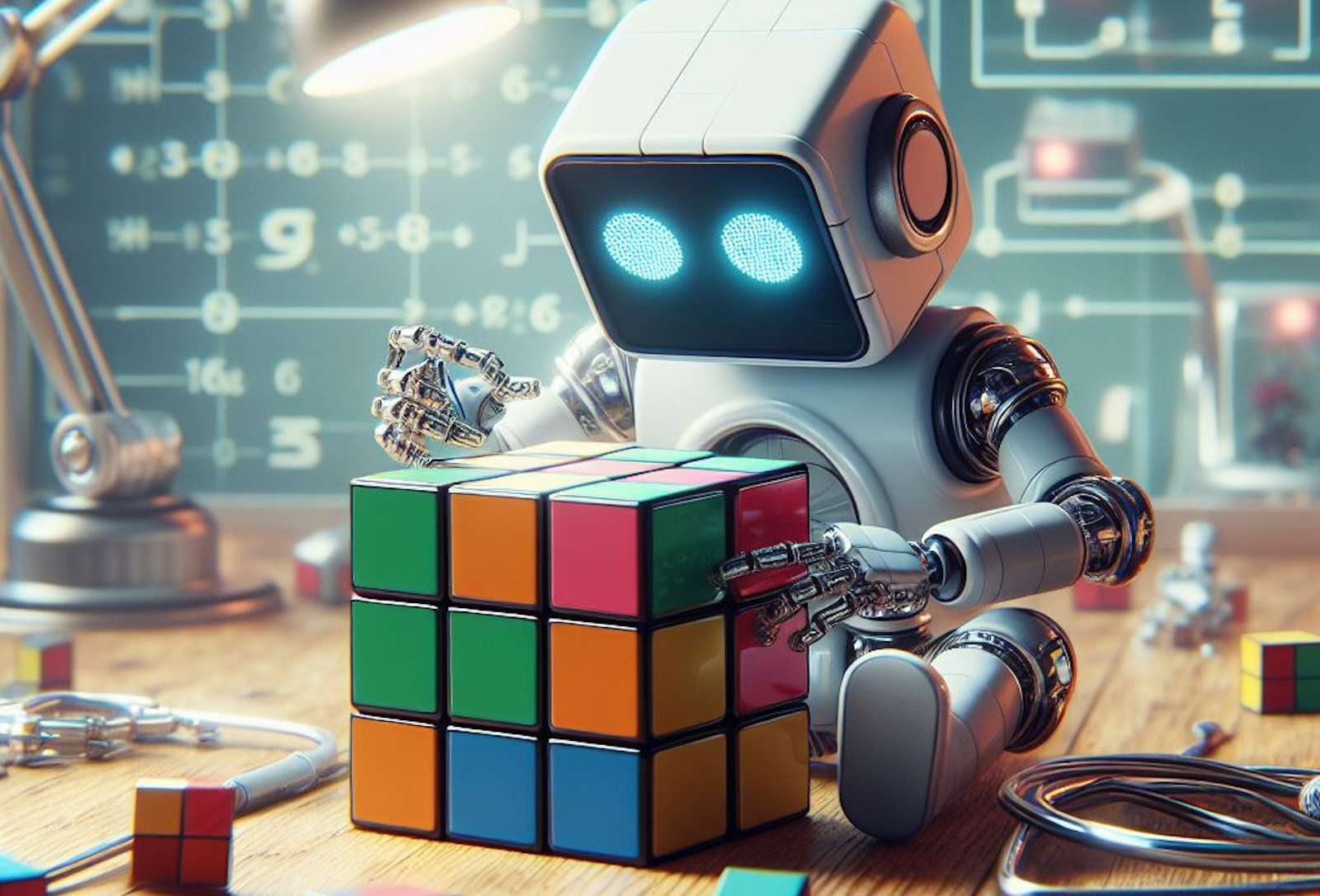 Regarder la vidéo Ce robot résout le Rubik’s Cube en un clignement d’œil !