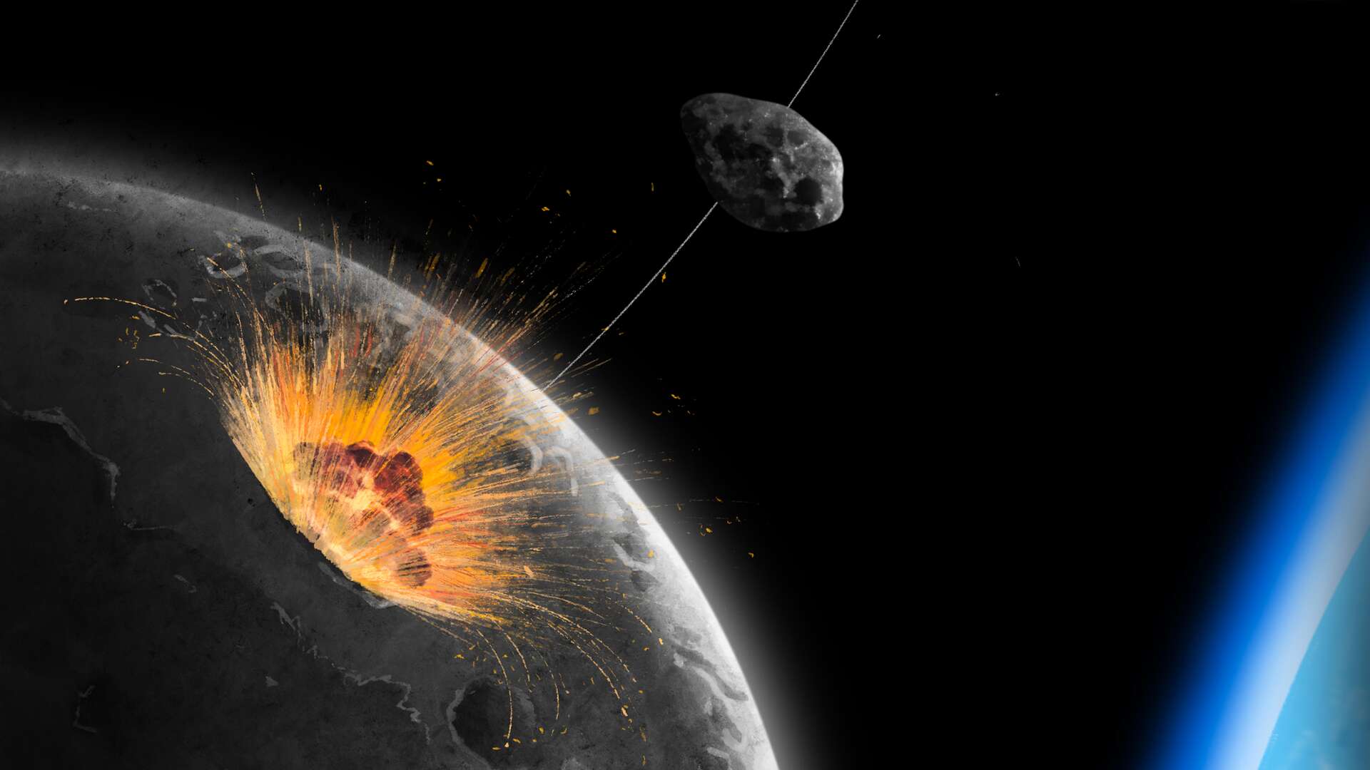 L’astéroïde sur lequel va se poser la Chine serait un morceau arraché à la Lune !