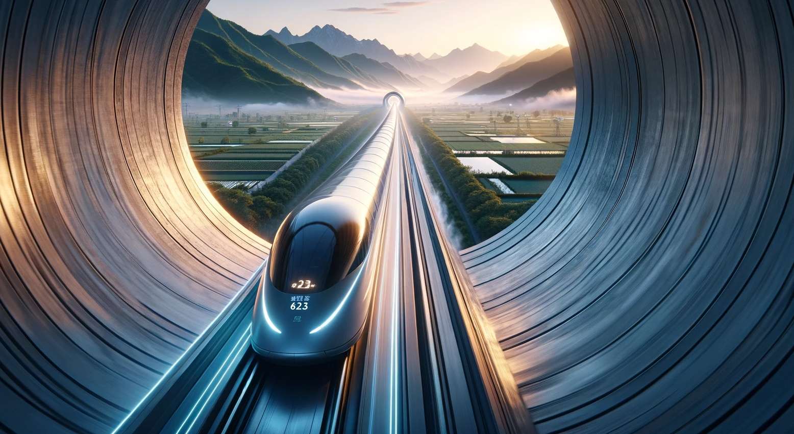 La Chine bat le record de vitesse avec un train maglev mixé à Hyperloop