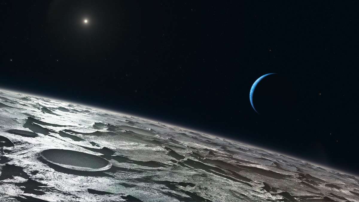 Des Saisons Sur Triton Un Des Satellites De Neptune