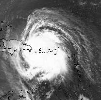 L'ouragan Georges, le 22 septembre 1998