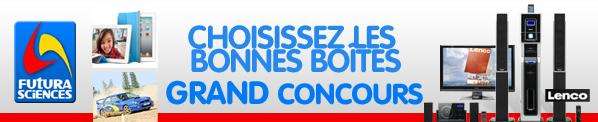 Concours : gagnez un iPad 2 en choisissant les bonnes boîtes Grâce à Futura-Sciences, la high-tech est à portée de main ! © Futura-Sciences