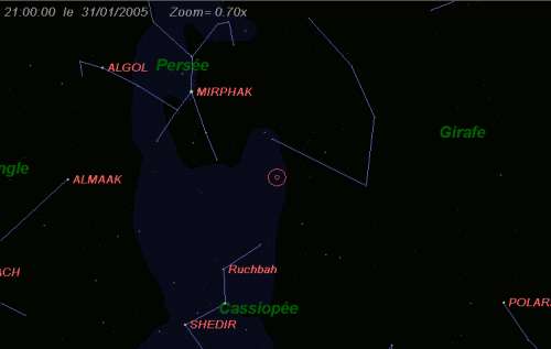 Observer la comète Machholz (C/2004 Q2)