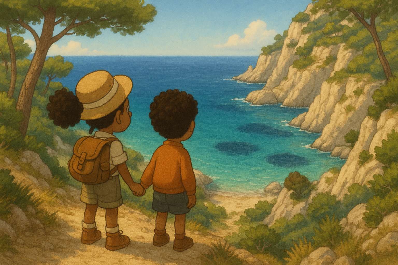Les incroyables vacances de Zoé et Eliott : le mystère du poumon de la Méditerranée à Marseille