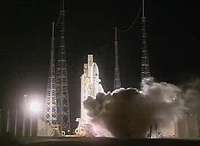 Satellite MSG-2 : phase d'essais et première image pour bientôt Lancement de MSG-2 le 21 décembre 2005