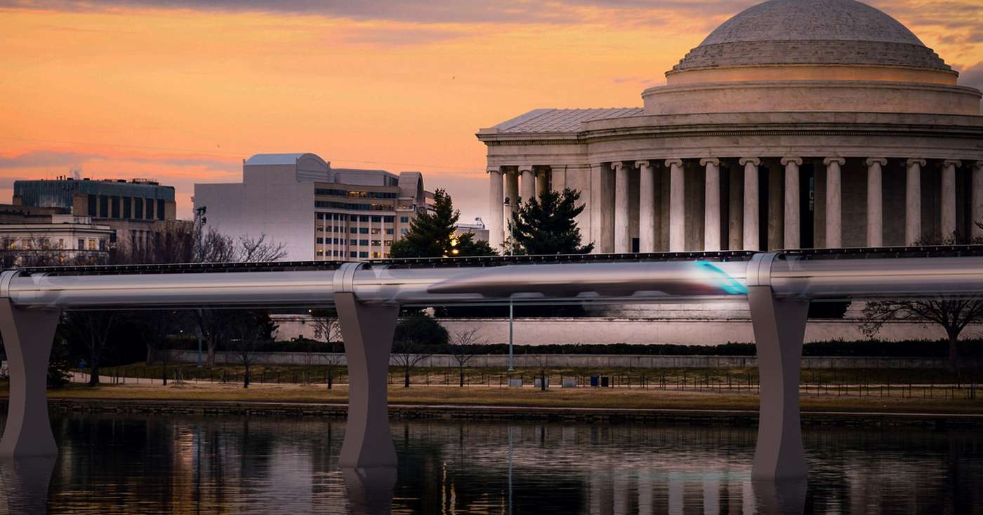 Imaginé par Elon Musk, le projet de train subsonique Hyperloop commence à prendre forme avec la construction d’un premier tronçon d’essai. © Hyperloop Transportation Technologies