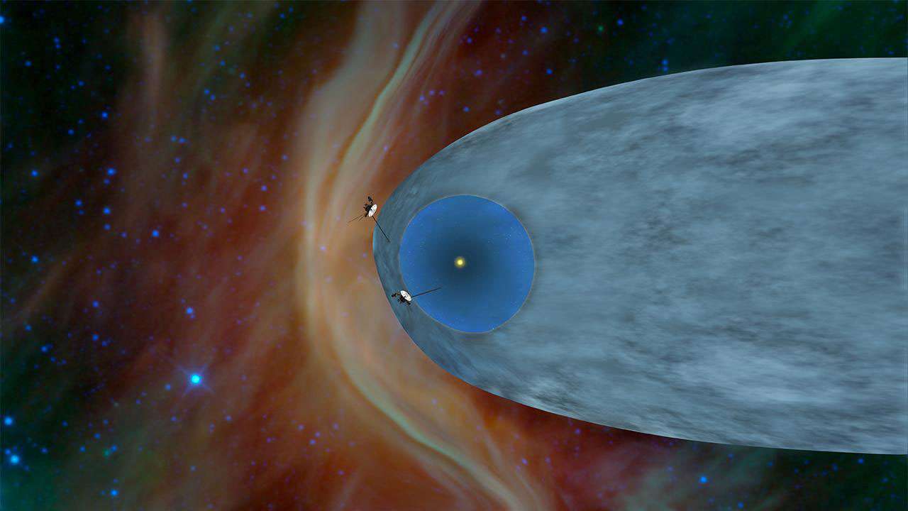 Générée par le Soleil, 'héliosphère nous protège des radiations interstellaires © Nasa, JPL-Caltech