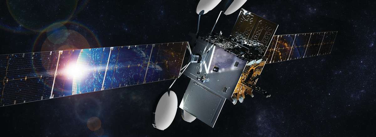 Un satellite du réseau ViaSat. © ViaSat
