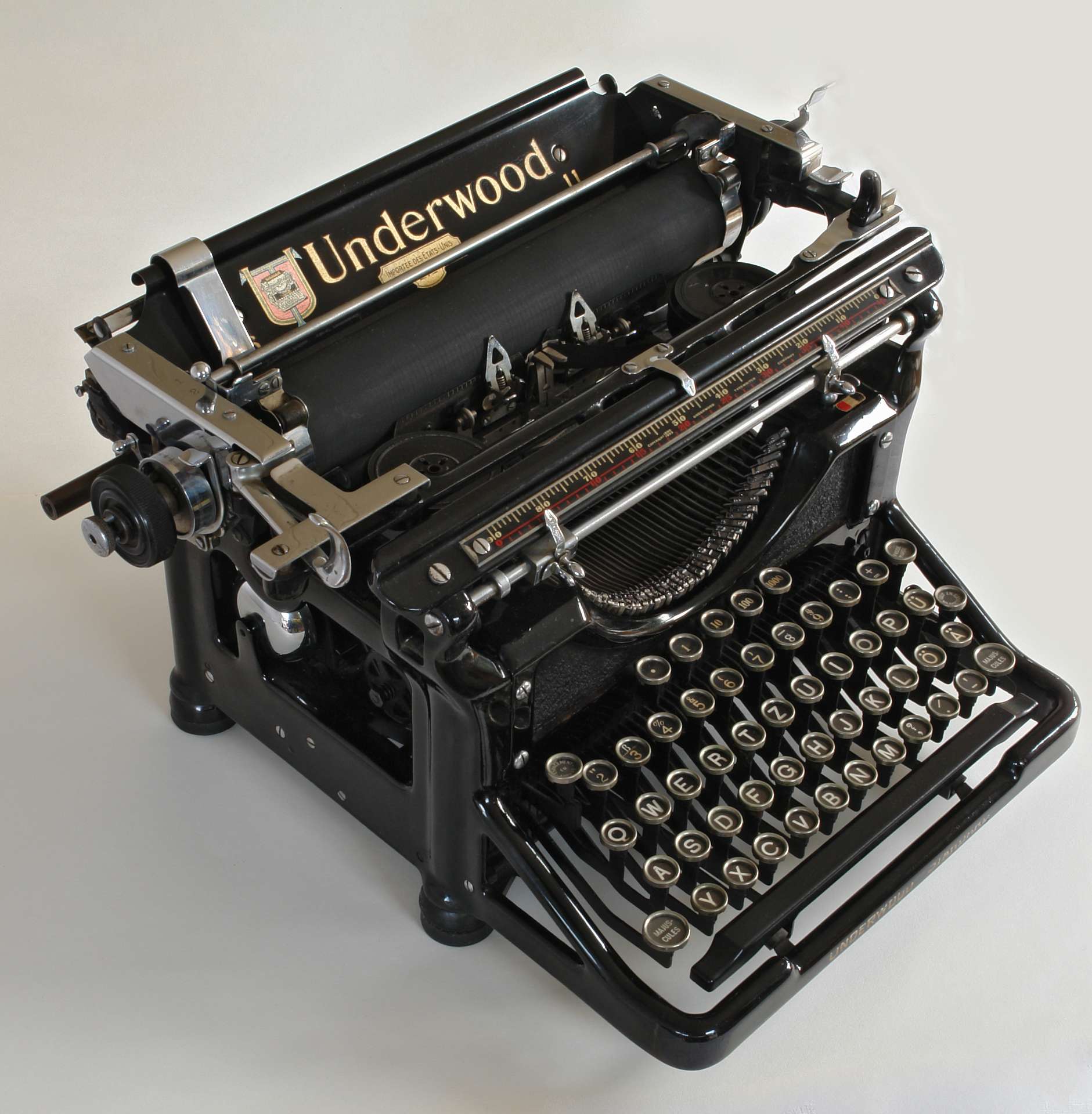 Définition  Machine à écrire