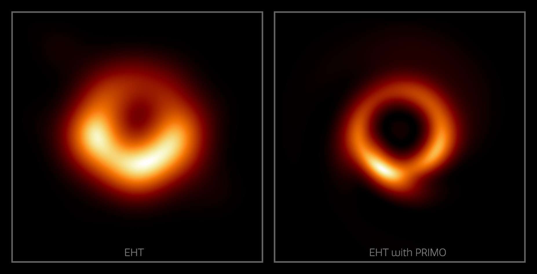 Ecco la prima immagine di un buco nero supermassiccio raffinato dall’intelligenza artificiale