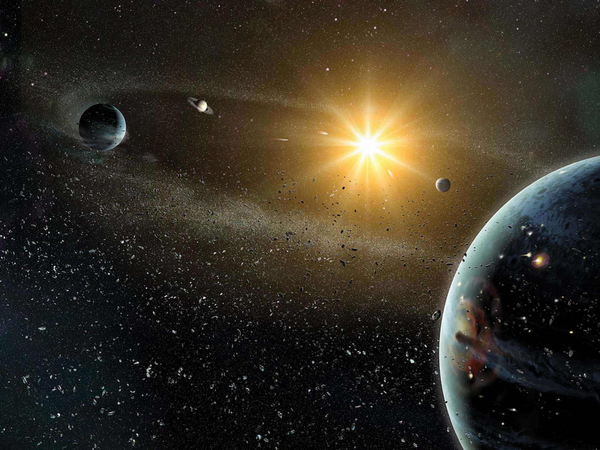 Eles listam sistemas planetários que provavelmente desenvolveram vida
