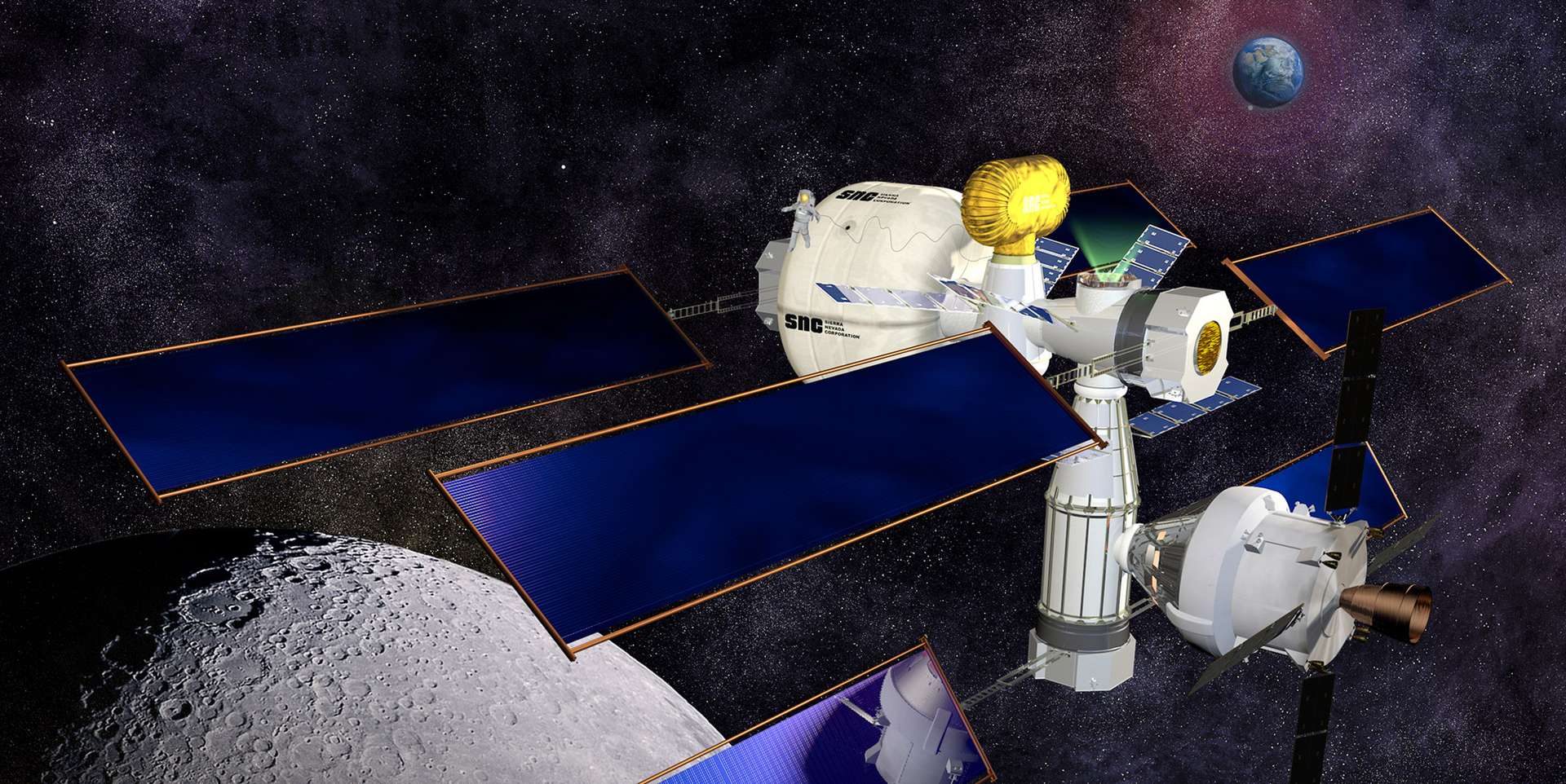 Retour vers la Lune la Nasa veut installer un poste avancé en orbite