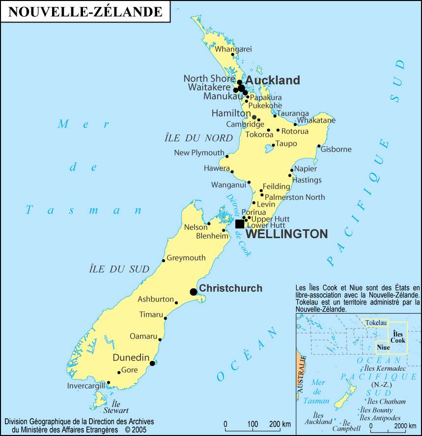 australie et nouvelle zelande carte Après le séisme, la Nouvelle Zélande est plus proche de l'Australie !