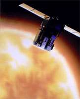 Problème pour SOHO, le satellite d'observation spatiale du soleil crédit : ESA