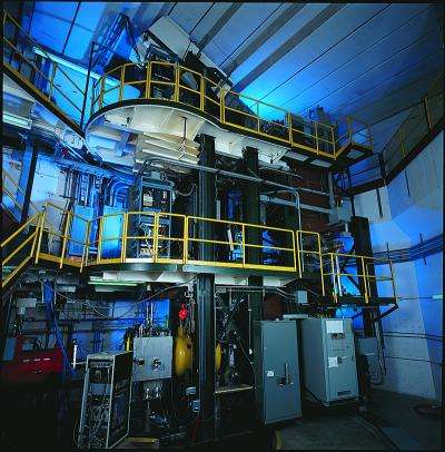 Le spectrographe utilisé pour l'analyse du Mg 36 (Crédit : National Superconducting Cyclotron Laboratory).