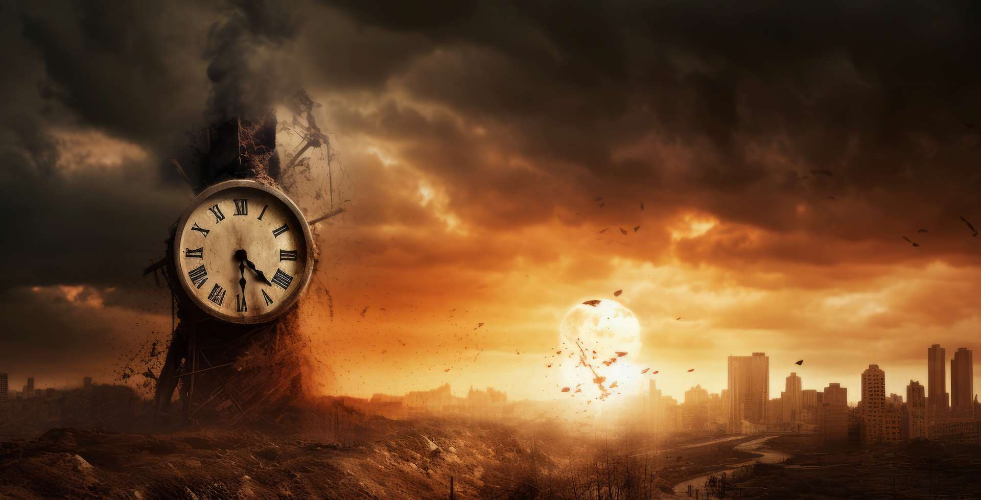 L'horloge de la fin du monde » n'a jamais été aussi proche de minuit,  l'heure fatidique à ne jamais atteindre !