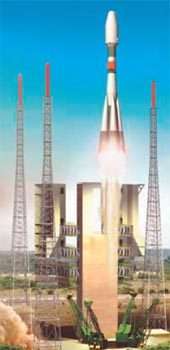 La construction d'un pas de tir pour les Soyouz a commencé à Kourou Un lancement Soyouz à Kourou (image de synthèse)crédit CNES