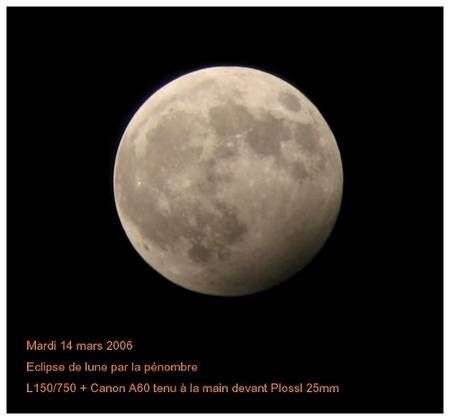 Éclipse partielle de Lune par la pénombre