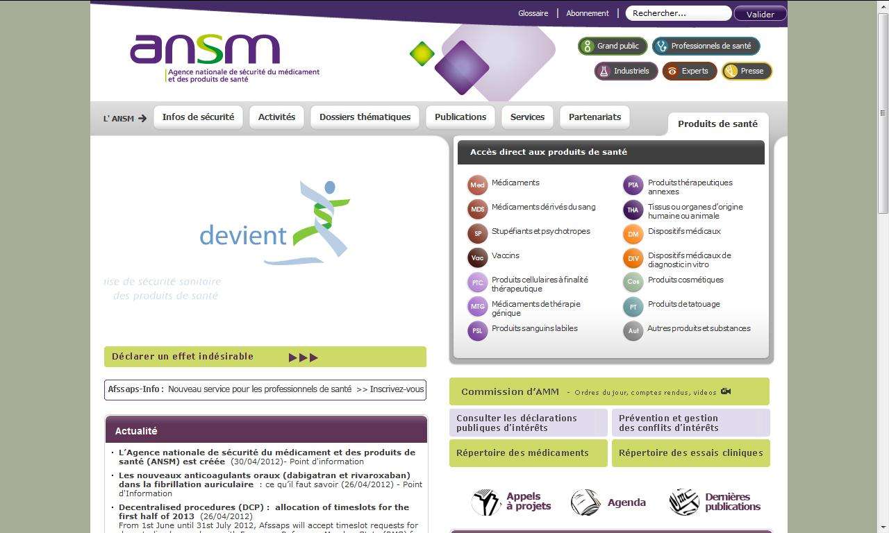 Agence Française De Sécurité Sanitaire Des Aliments Afssa