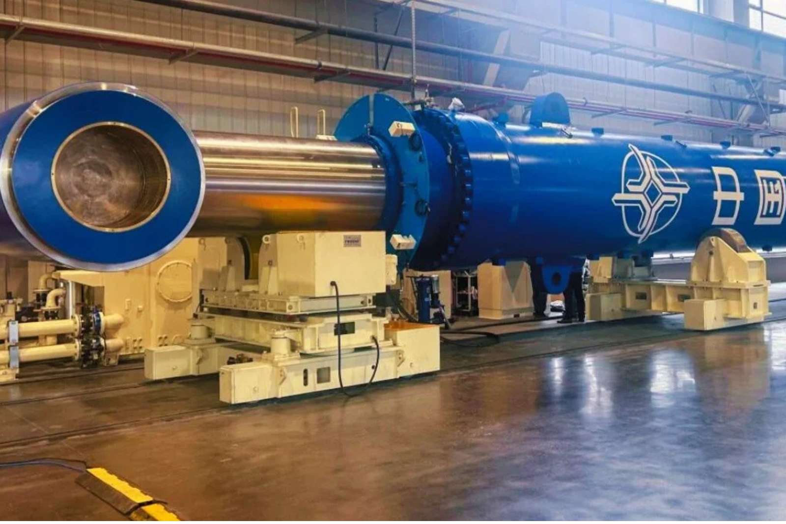 Record mondial : la Chine crée le plus grand vérin capable de soulever 1 000 éléphants