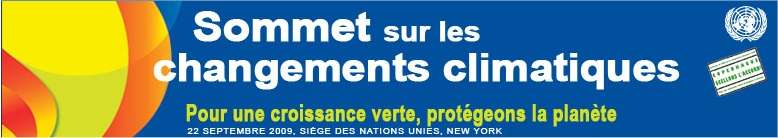 En bref : semaine décisive pour réchauffer les discussions sur le climat Une réunion spéciale d'une journée réunissant les principaux chefs d'Etat de la planète.