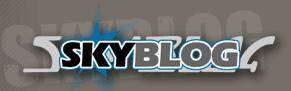 Logo de SkyBlog, site d'édition de blogs