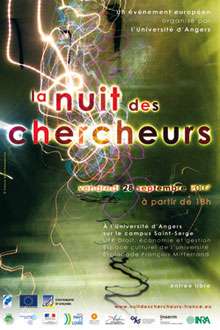 Nuit des chercheurs : une grande fête le 28 septembre Cette nuit-là, suivez le logo des chercheurs...