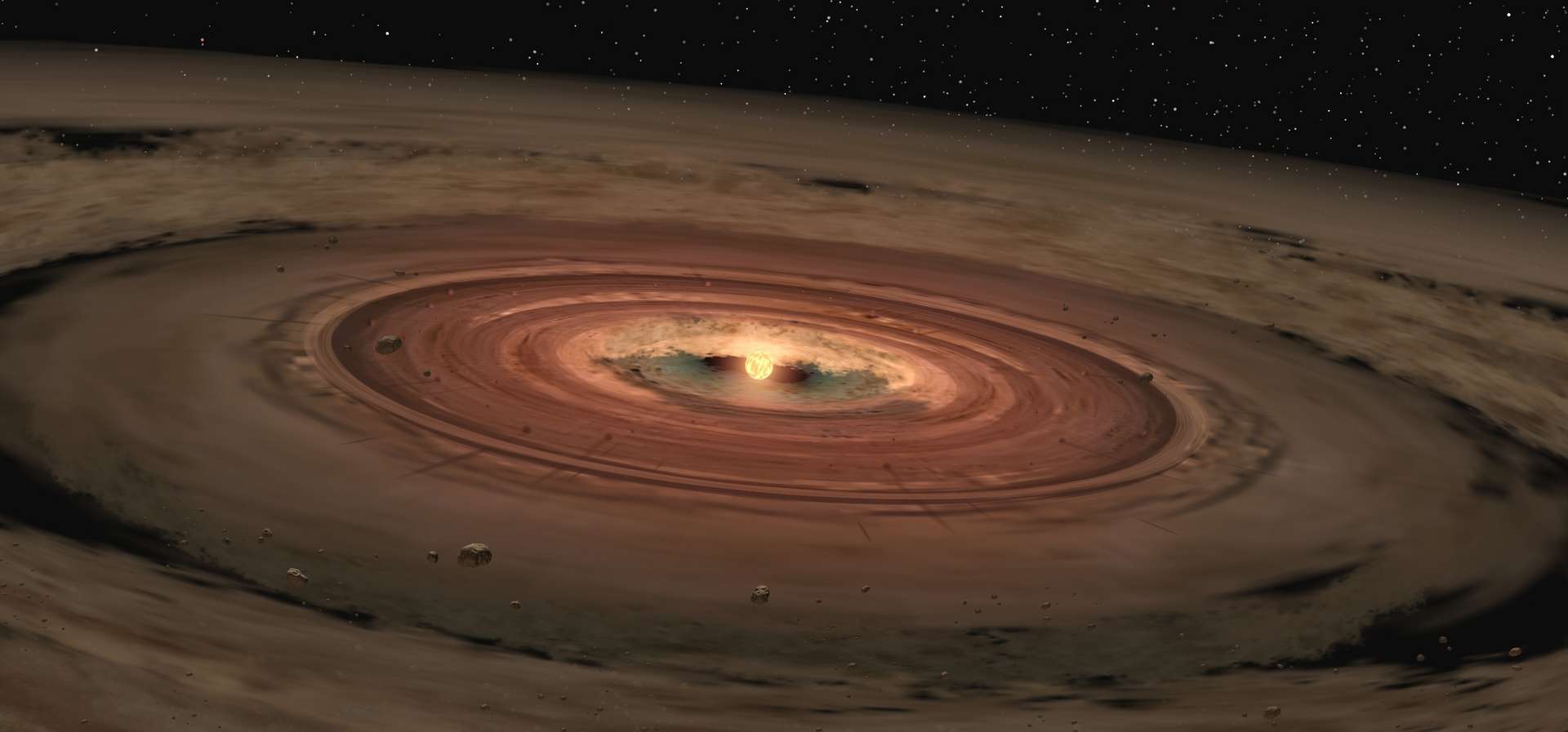 ALMA captures the birth of the planets first hand