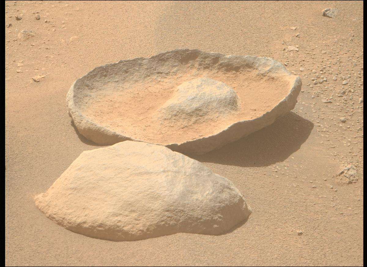 The Perseverance rover has discovered a sombrero-shaped rock on the surface of Mars