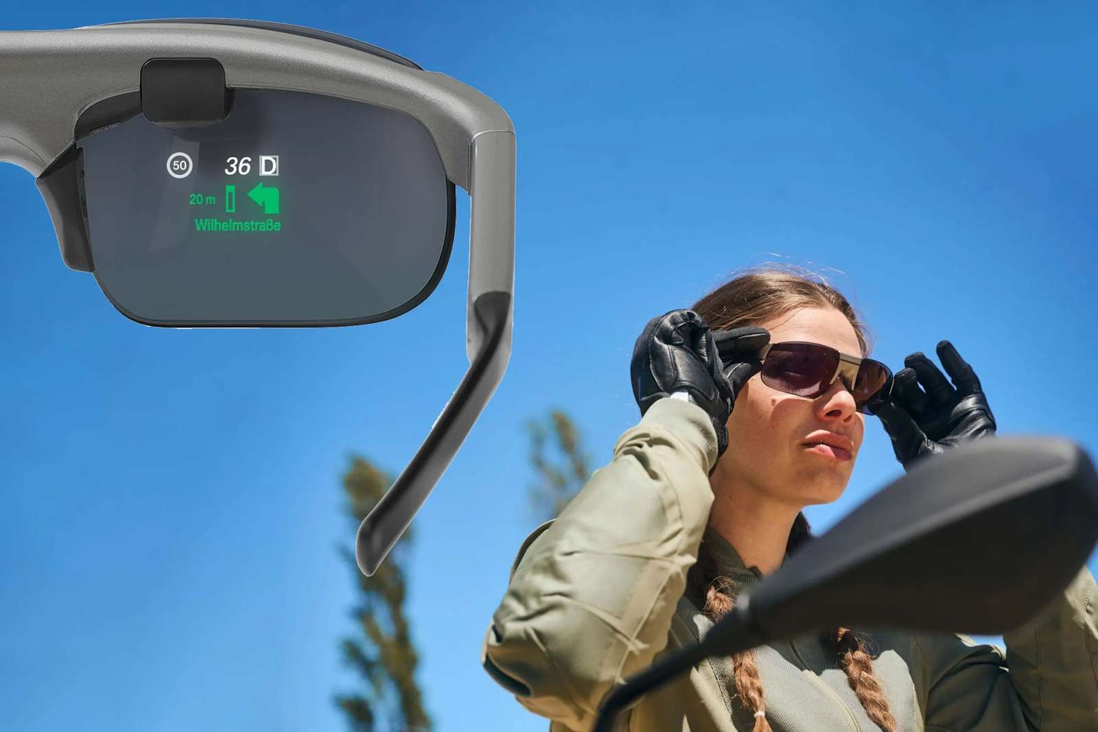 Lunettes Connectées Korons - Lunettes De Soleil Avec Caméra HD Intégrée - Design élancé Et Léger