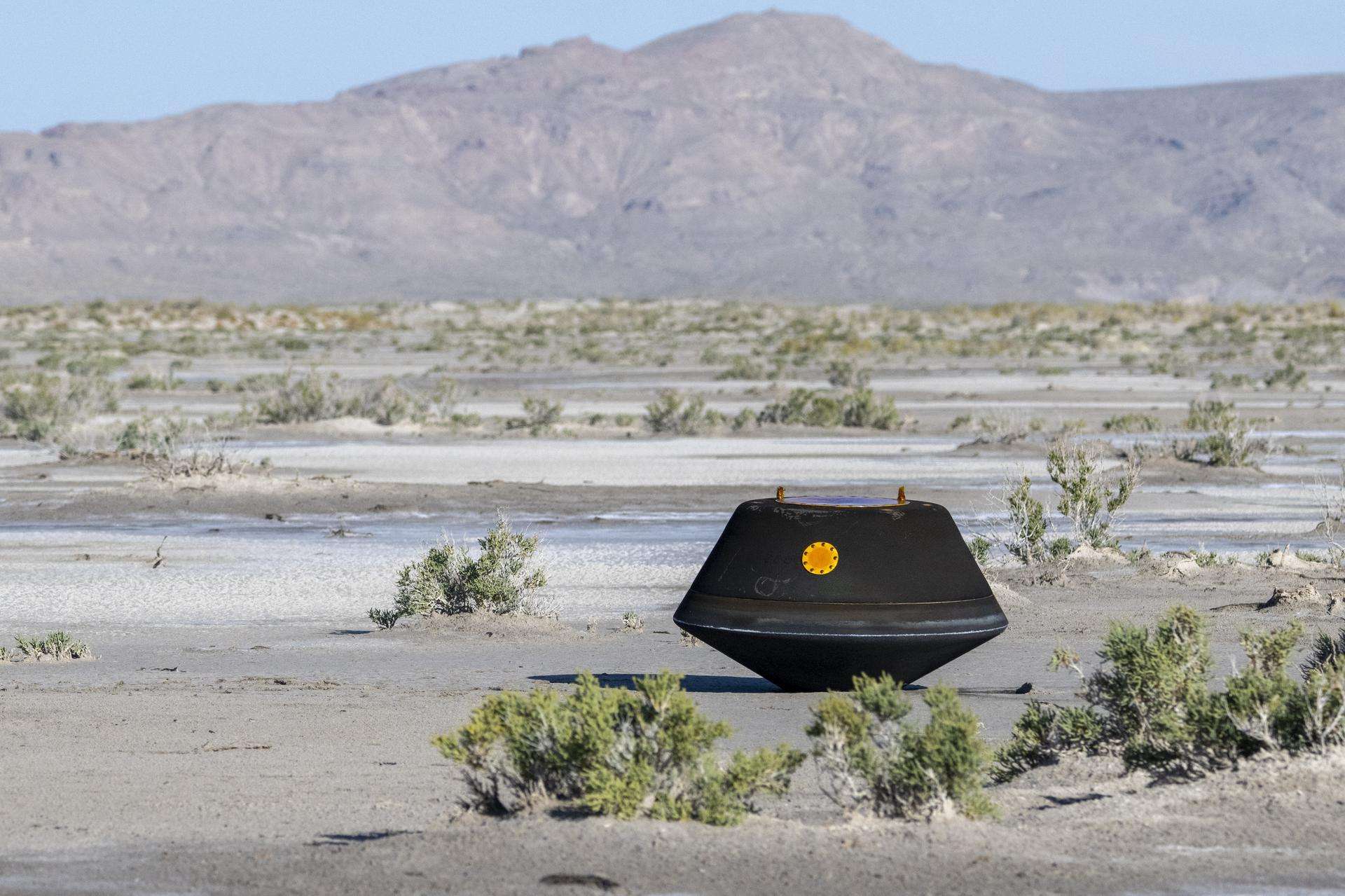 Osiris-Rex : d'où vient la poussière sur la capsule d'échantillons de l ...