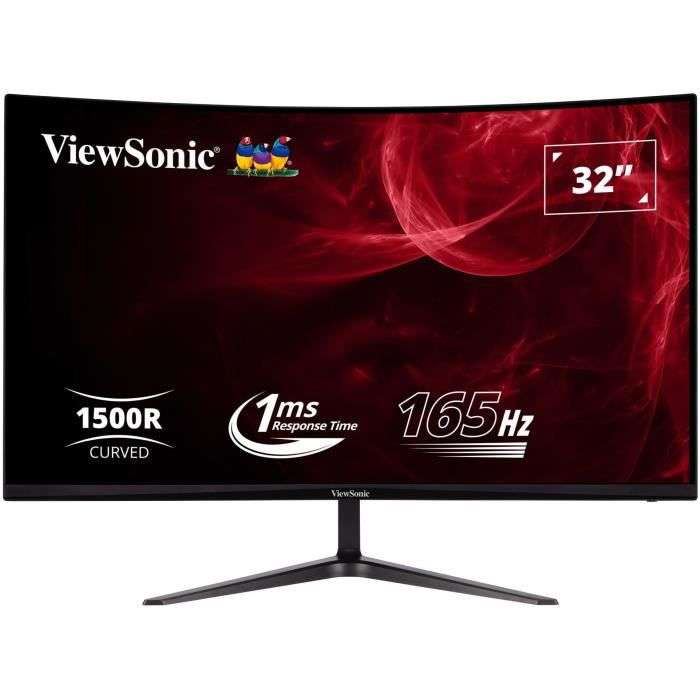 Bon plan Cdiscount : l'écran incurvé PC gamer VIEWSONIC VX3218 à -119 ¬