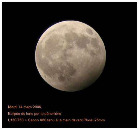 Éclipse partielle de Lune par la pénombre visible en Amérique et dans l'ouest de l'Afrique