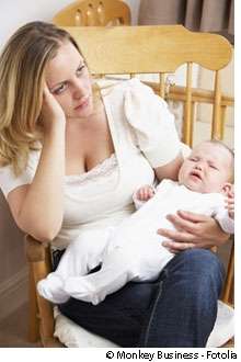 Le baby blues est un état de dépression passager suite à l'accouchement. © Monkey Business, Fotolia
