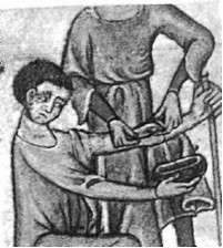 Phlébotomie La saignée est connue depuis l'Antiquité et a occupé une place prépondérante parmi les pratiques thérapeutiques entre le XVIe et le XVIIIe siècle. © Wikimedia Commons, DP