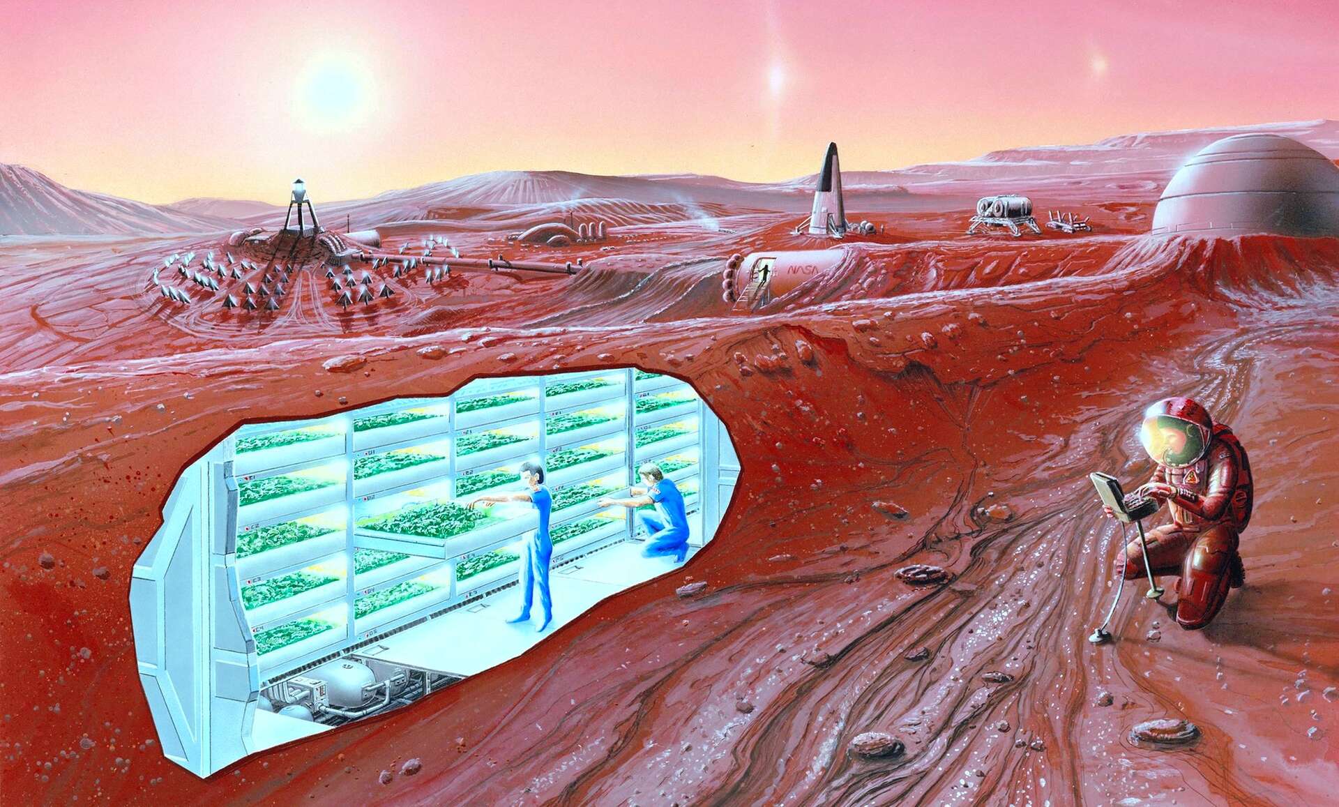 I coloni di Marte potranno respirare enormi quantità di ossigeno grazie all’intelligenza artificiale