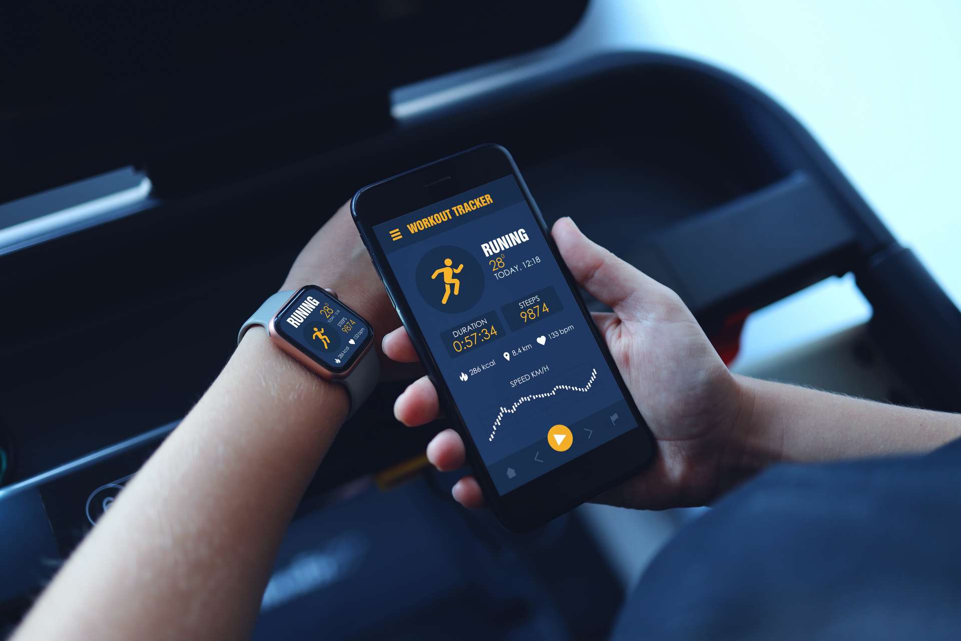 montre santé et sport avec application mobile compatible android et ios