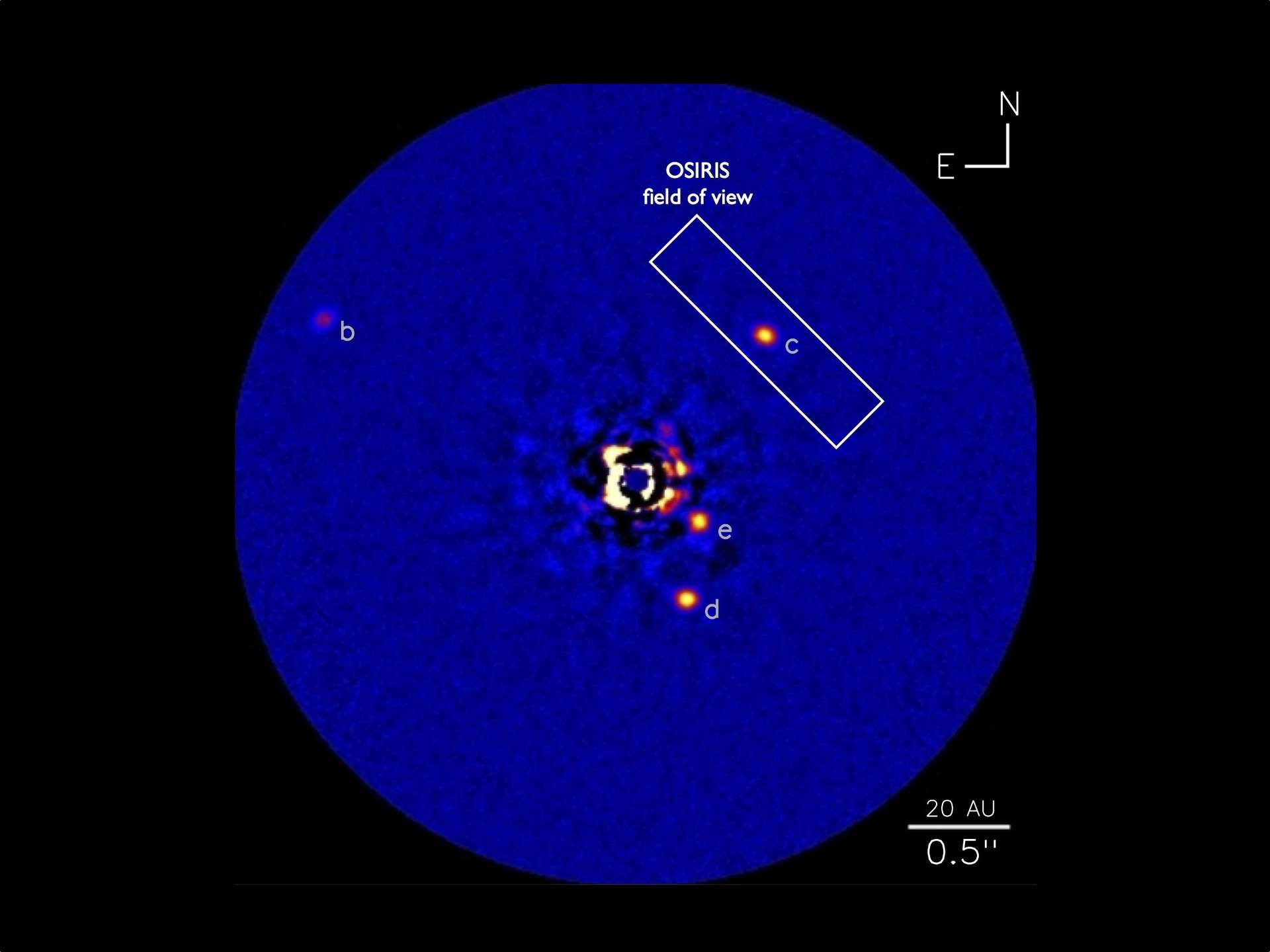 Images fascinantes de 4 exoplanètes en mouvement autour d'une autre étoile pendant 12 ans - Futura