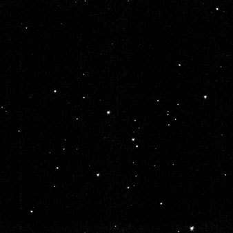 L'amas d'étoiles Messier 7 a été la première cible de l'instrument LORRI de la sonde New Horizons