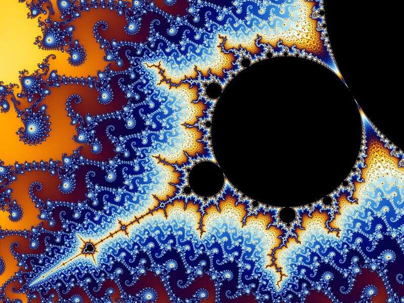 Une fractale, ces courbes qui se démultiplient à l'infini lorsqu'on les regarde de plus en plus près. © Commons