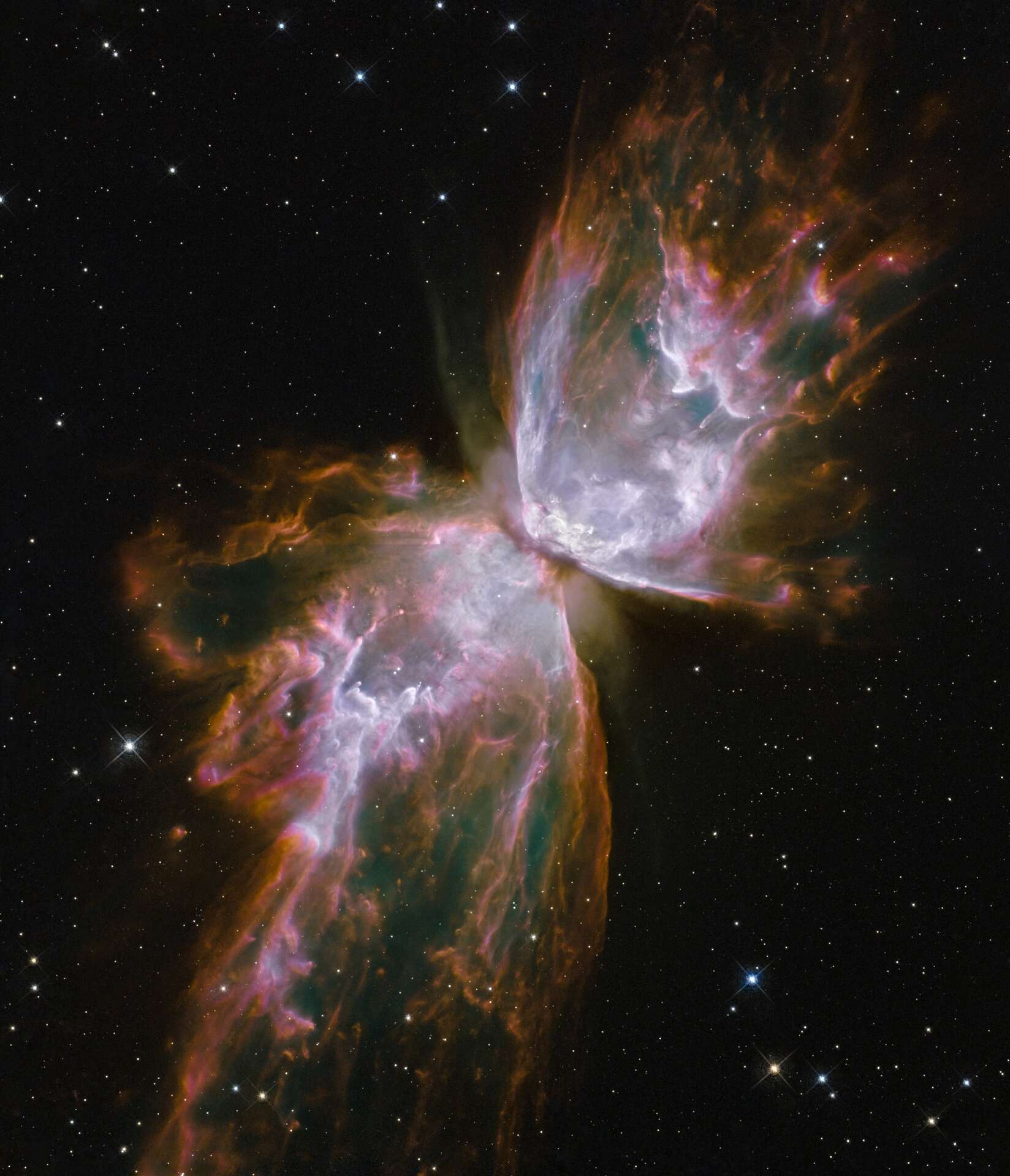 Scopri strane strutture nella Nebulosa Farfalla