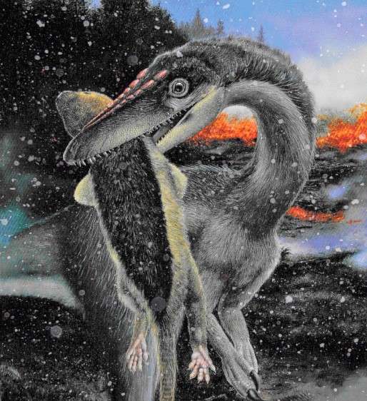 Les dinosaures ont survécu lors de l'extinction du Trias-Jurassique parce qu'ils étaient adaptés au froid. © Larry Felder