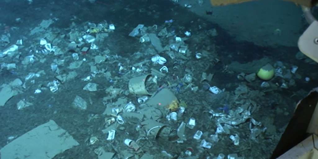 La science qui étudie les microplastiques dans les fonds marins est toute récente et la diversité des méthodes et des terminologies utilisées rendent difficile l'analyse des données. © Ifremer, Ramoge Explorations 2018 